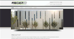Desktop Screenshot of precasticf.com